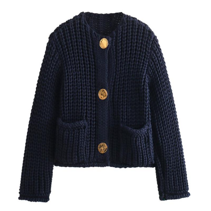 Cassy – Ležerni Pleteni Kardigan