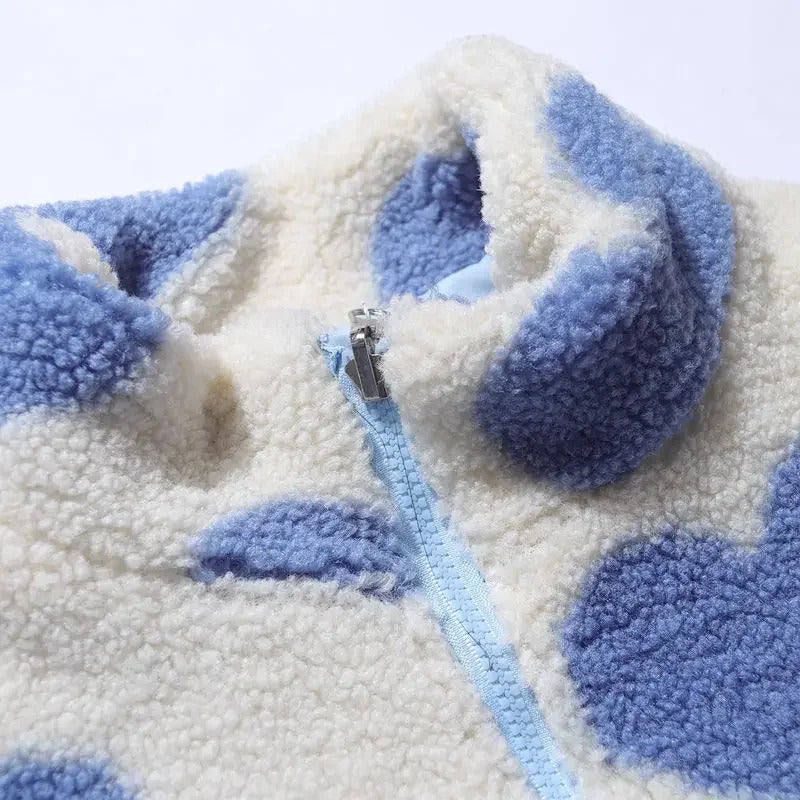 Elsie | Reverzibilna jakna s uzorkom srca