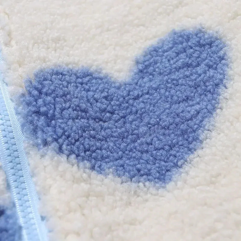 Elsie | Reverzibilna jakna s uzorkom srca