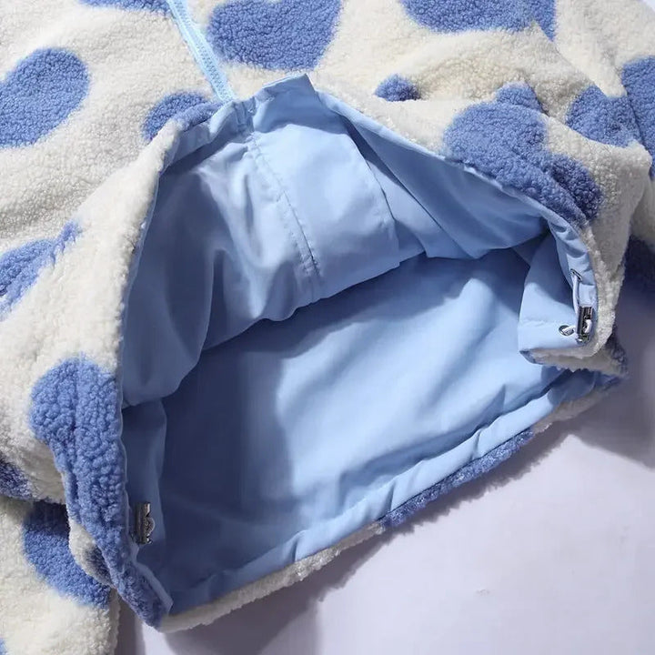 Elsie | Reverzibilna jakna s uzorkom srca