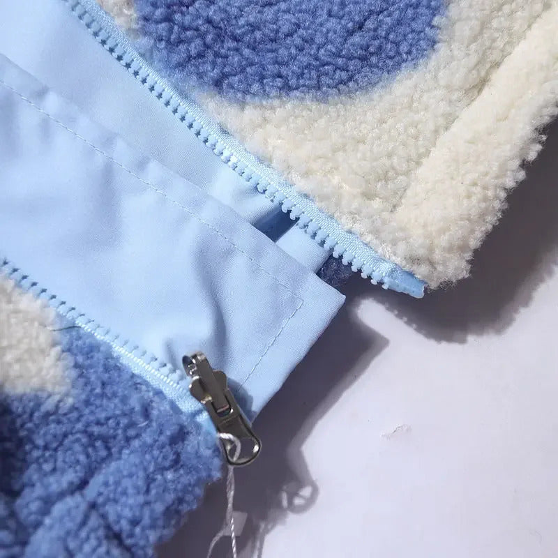 Elsie | Reverzibilna jakna s uzorkom srca