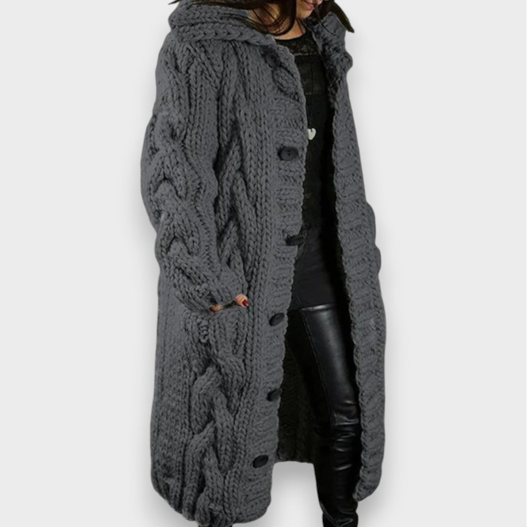 Rita | Elegantni udobni kaput s prekrivanjem trbuha